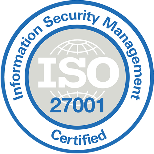Logo of ISO 27001 cert
